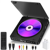 Kecag KC-708 Home Plug-in Mini HD DVD Player, Mini HD DVD Player(Black)